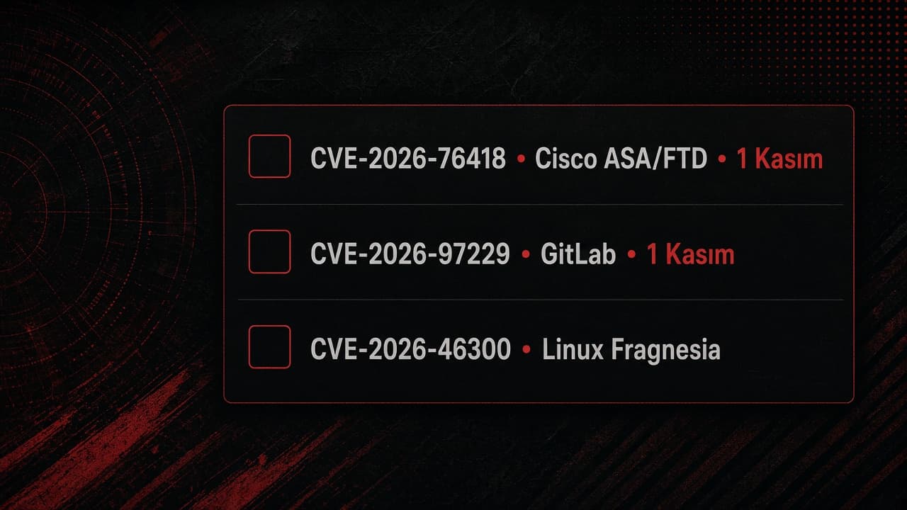 Günün aksiyonu — 2026-10-30